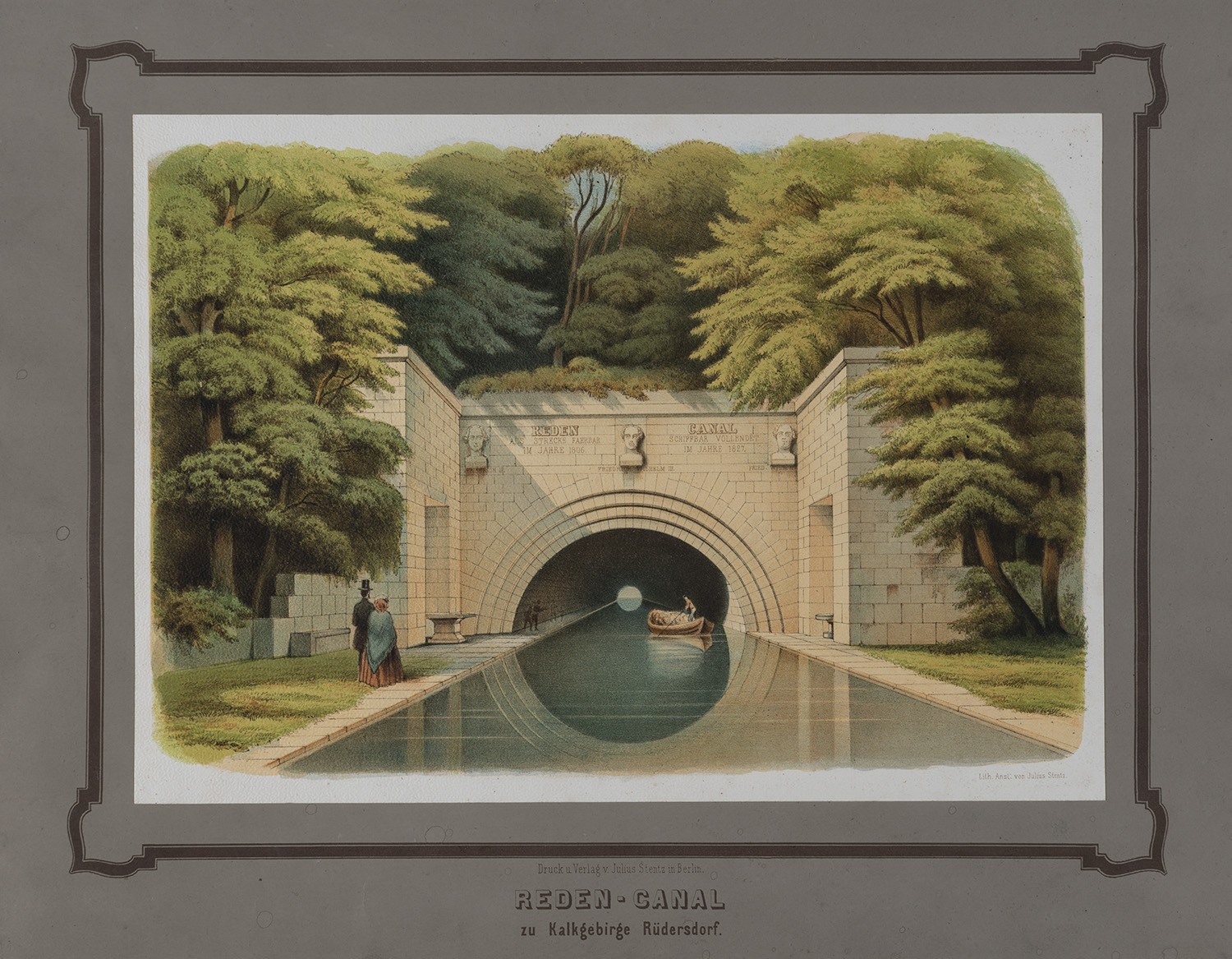 Julius Stentz, Rüdersdorf (Kr. Niederbarnim): Reden-Portal (Rüdersdorfer Album, Tafel 3)
