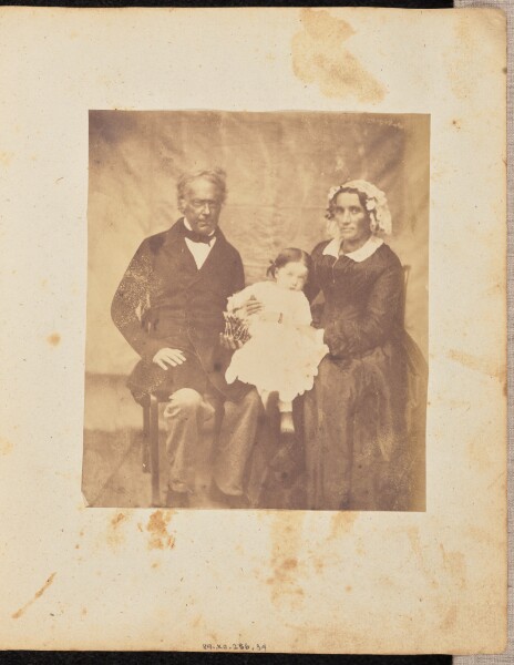Jakob Höflinger, [Portrait of a man and woman with a young child]