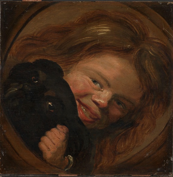 Frans Hals, Laughing boy with a dog