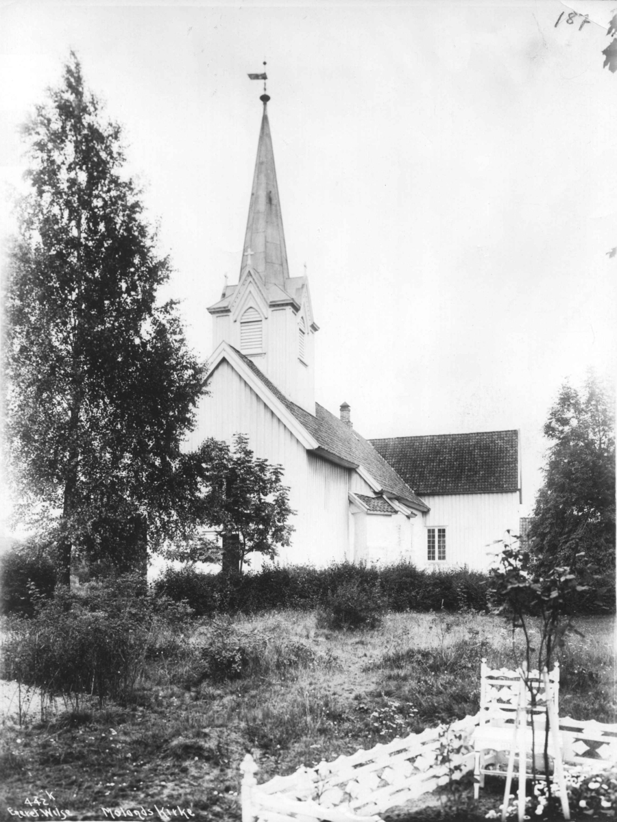 Anders Beer Wilse, Austre Moland kirke 187, Arendal, Aust-Agder.
