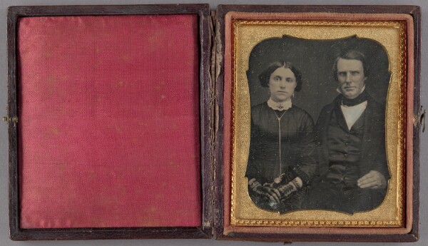 Unknown, [Portrait of a Seated Couple]