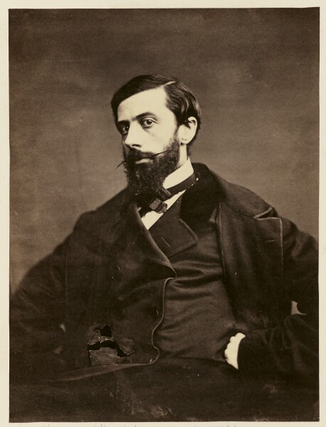 Charles Marville, [Portrait of Charles-Théodule Devéria]