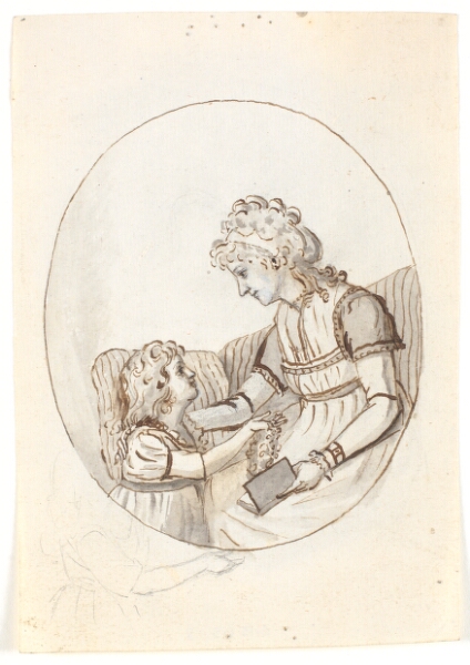 Gerhard Ludvig Lahde, Arveprinsesse Sofie Frederikke med arveprinsen (Chr. VIII)