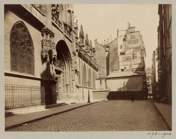Atget, Jean-Eugène-Auguste, Church of St Germain, Paris, France