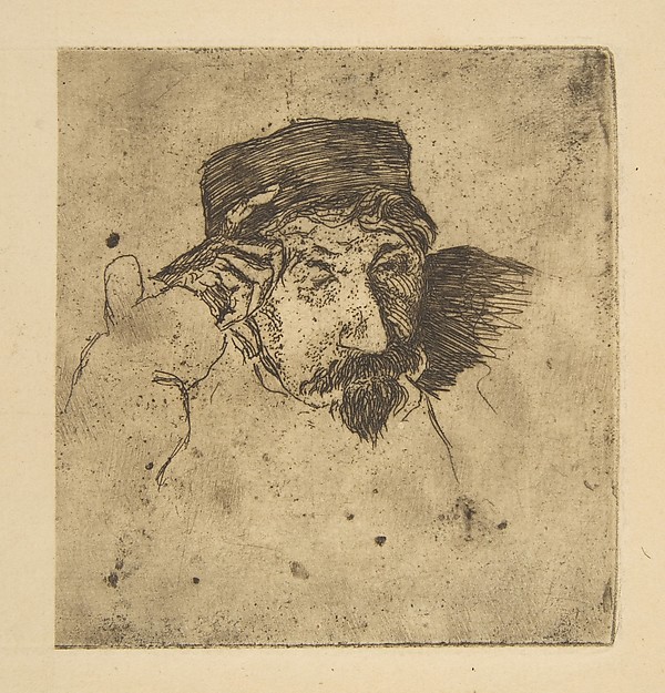 Félix Bracquemond, Sketch of Joseph Guichard