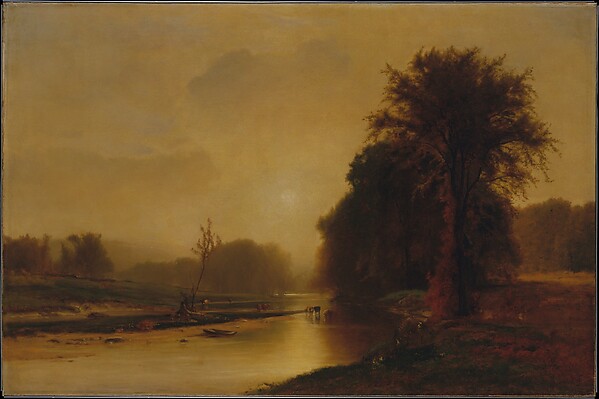 George Inness, Autumn Meadows
