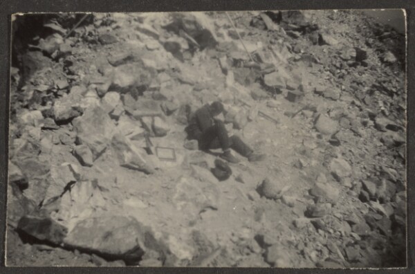 Louis Fleckenstein, [Figure on Rocks]