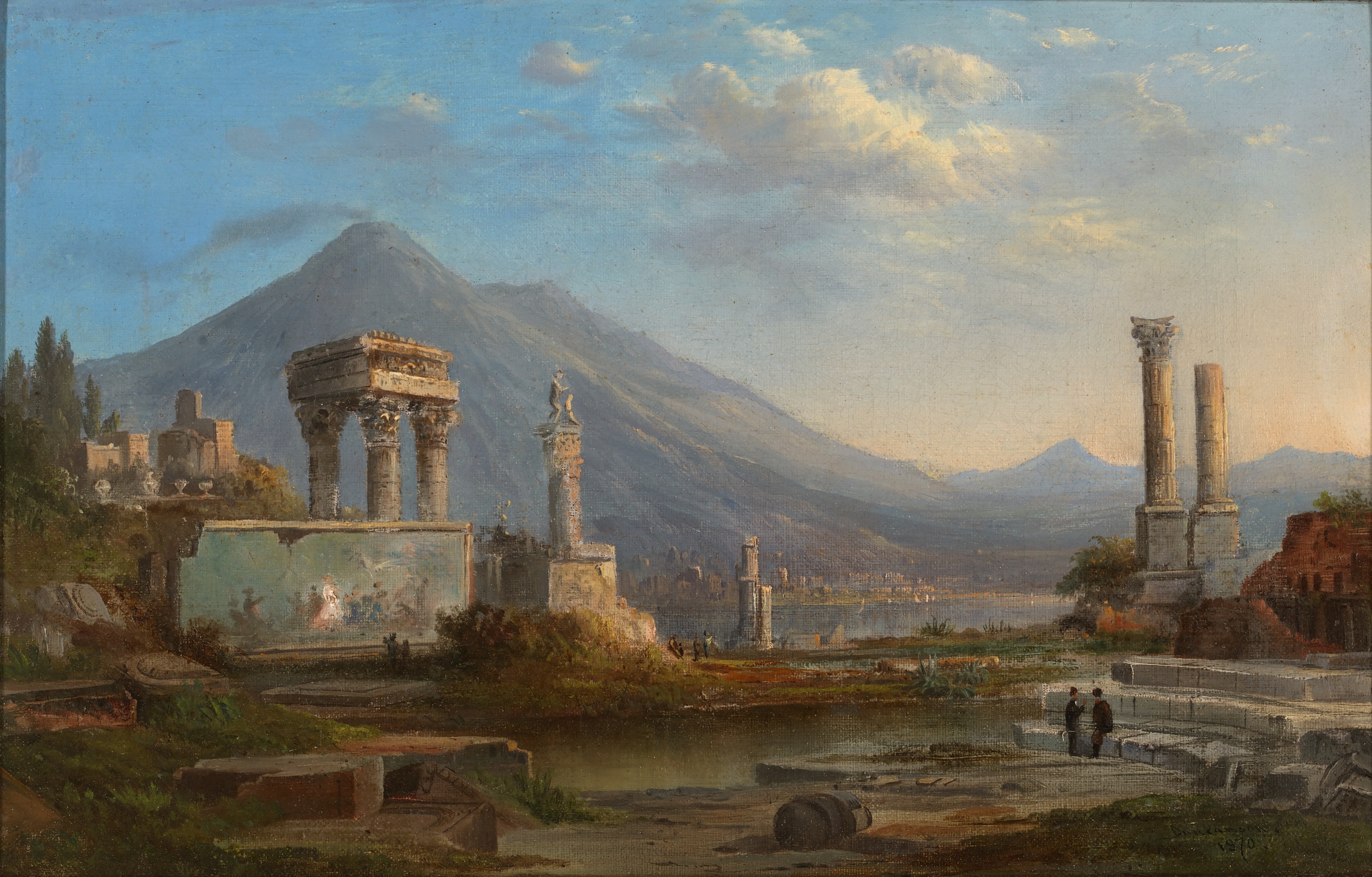 Robert S. Duncanson, Vesuvius and Pompeii
