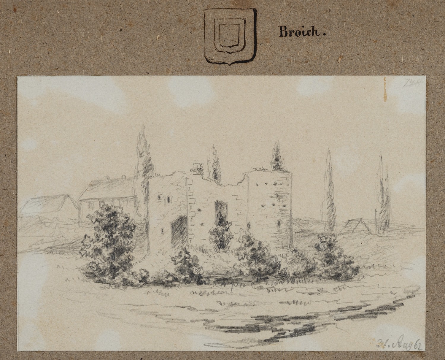 Rudolf Lutter, Broich (Stadt Mülheim an der Ruhr, Nordrhein-Westfalen): Burgruine