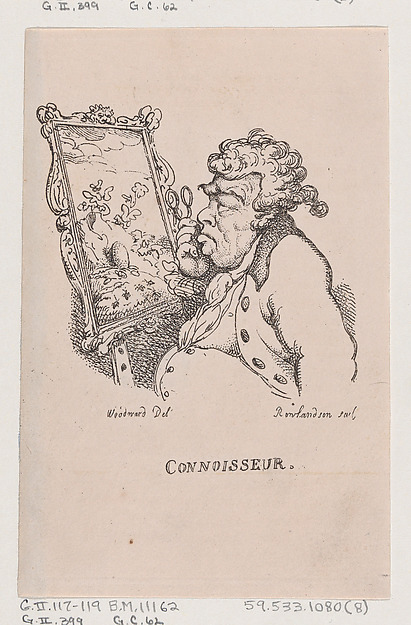 Thomas Rowlandson, Connoisseur