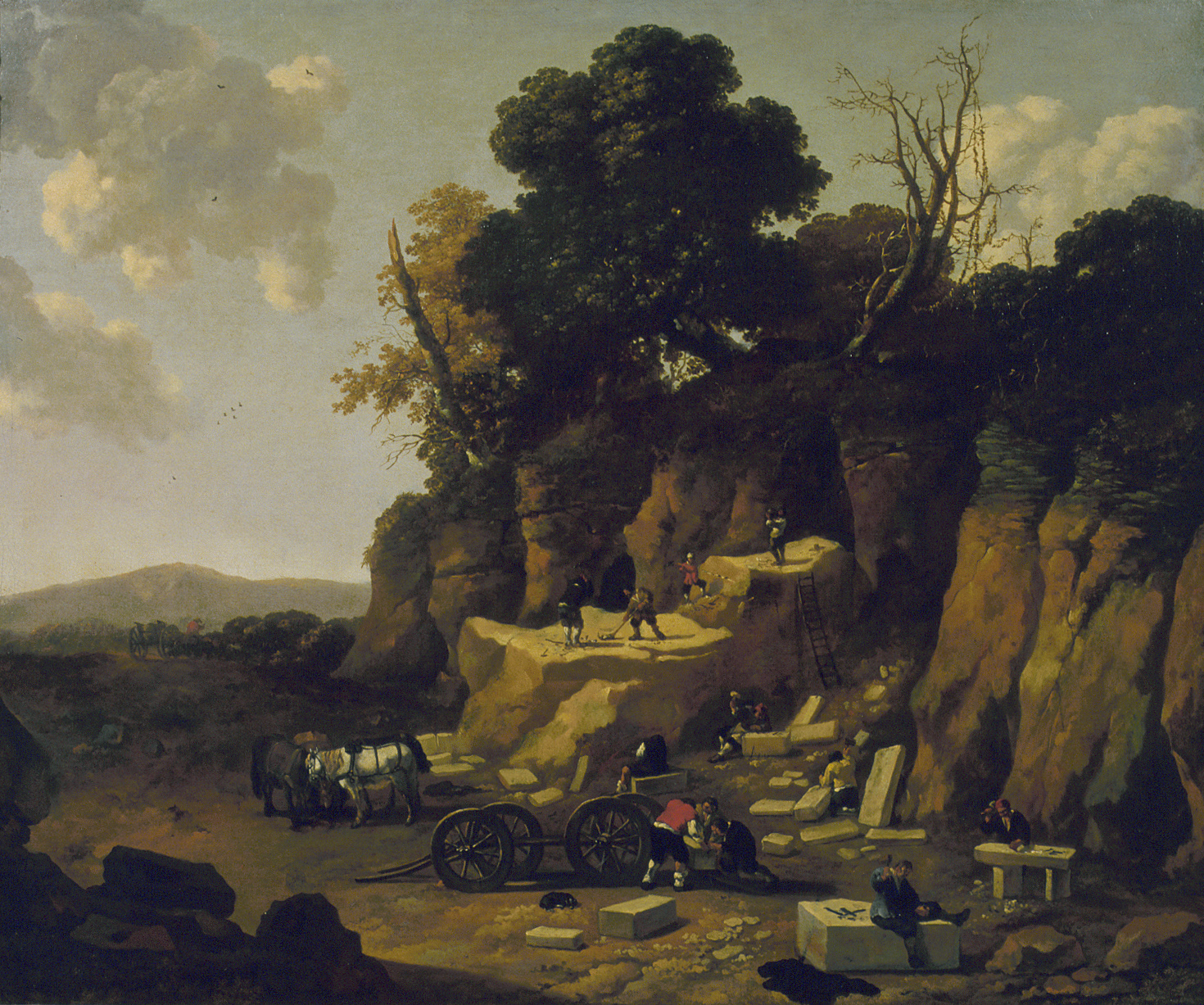 Abraham Begeyn, De steengroeve