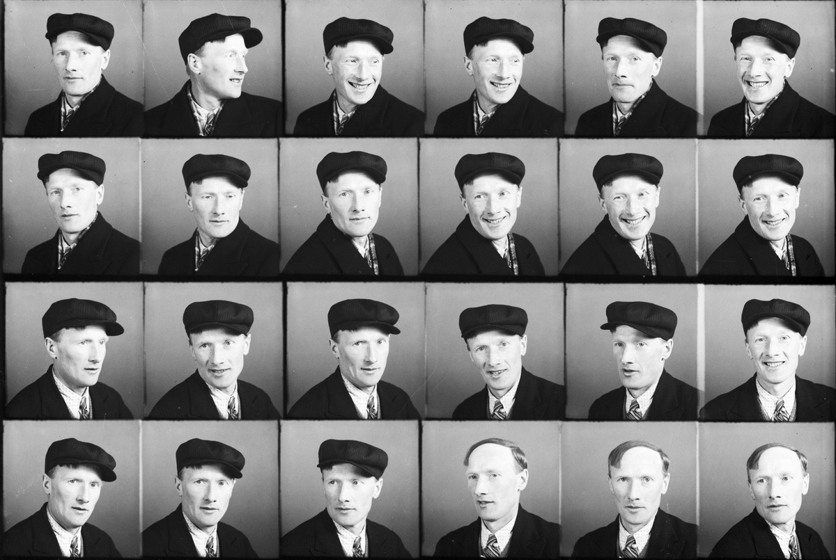 Skötsner-Edhlund, Edvin Eriksson från Hultet, Harg socken, Uppland, 1937