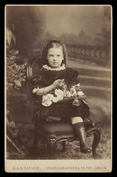 A. & G. Taylor, Portrait of a young girl