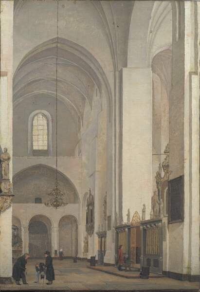 Christen Købke, Parti i Århus Domkirke