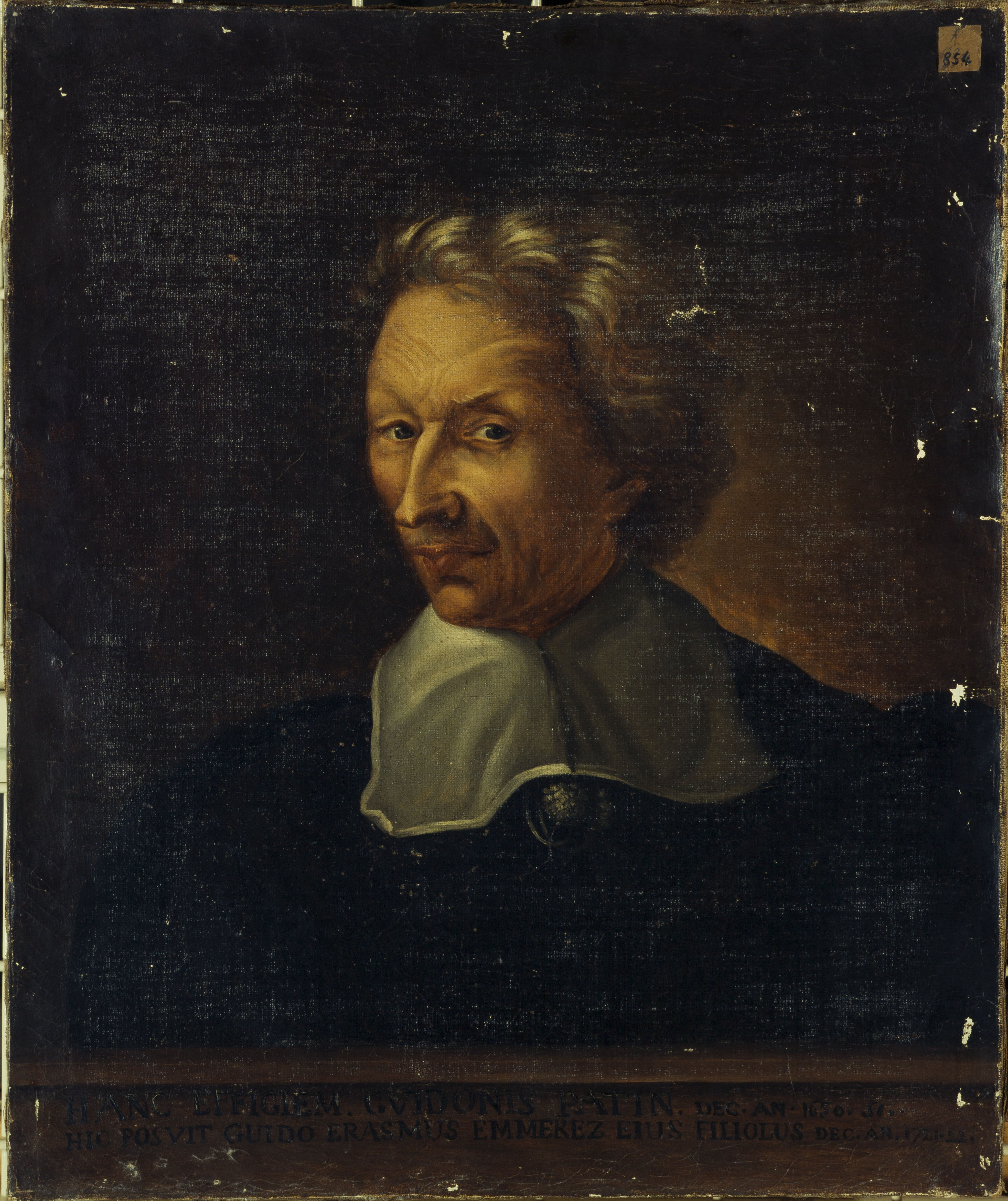 Anonyme, Gui Patin (1601-1672), médecin