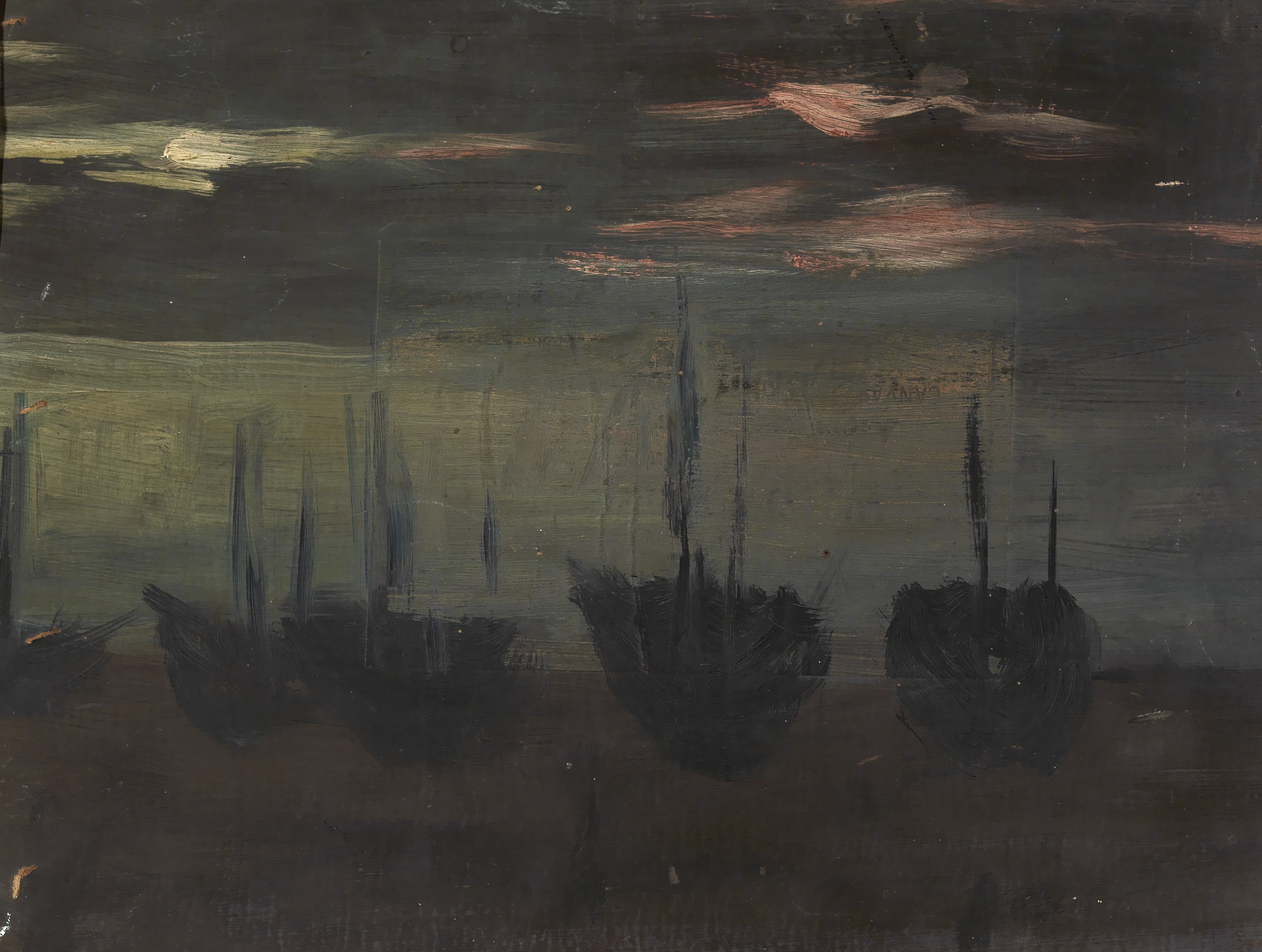 Alice Pike Barney, Ships in Moonlight