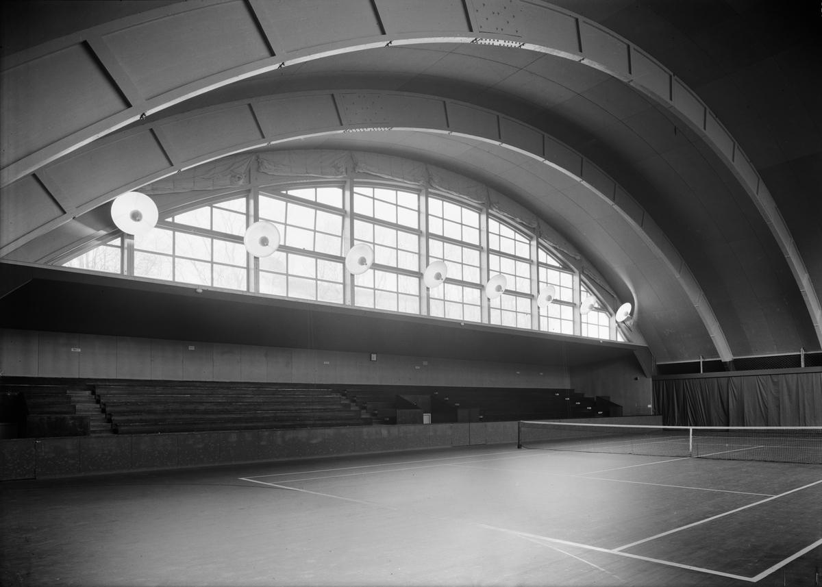 Paul Sandberg, Tennishallen, Uppsala, interior March 1938