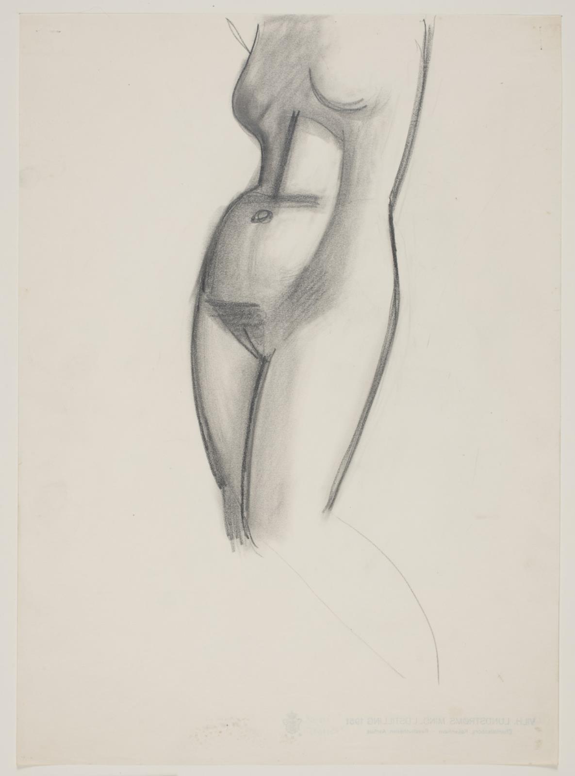 Vilhelm Lundstrøm, Kvindelig model, torso