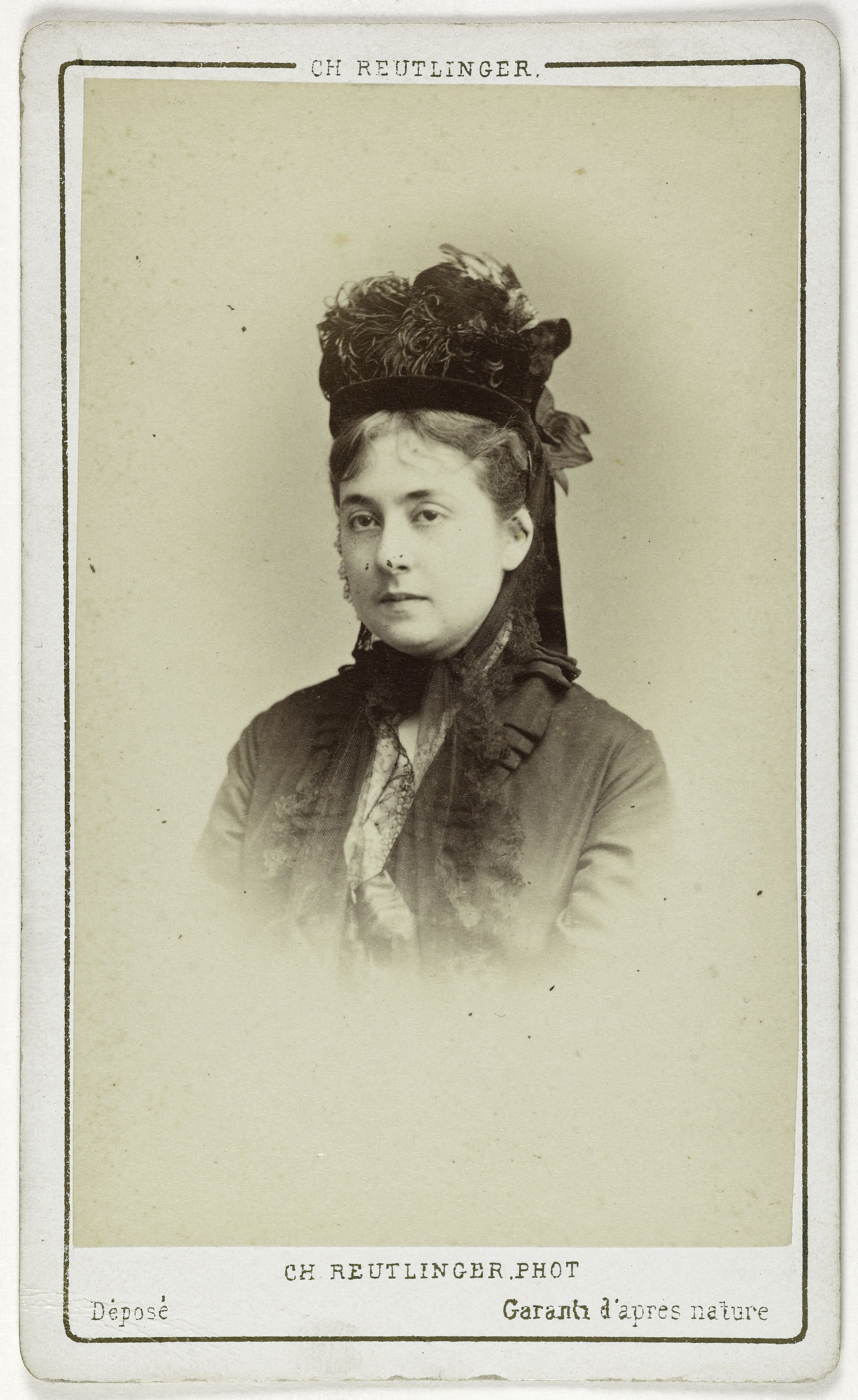 Charles Reutlinger, Portrait de Leblanc Léonide, (1842-1894), (actrice)