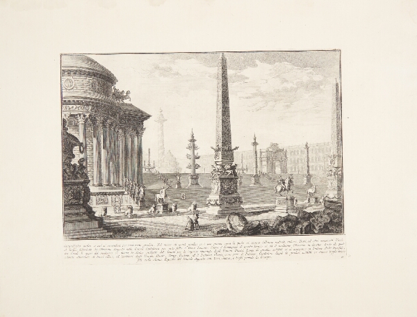 Giovanni Battista Piranesi, Det antikke Capitol med adgang ad trappen på de godt hundrede trin