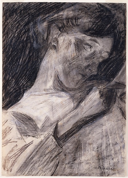 Umberto Boccioni, Young Woman Reading (Ines)