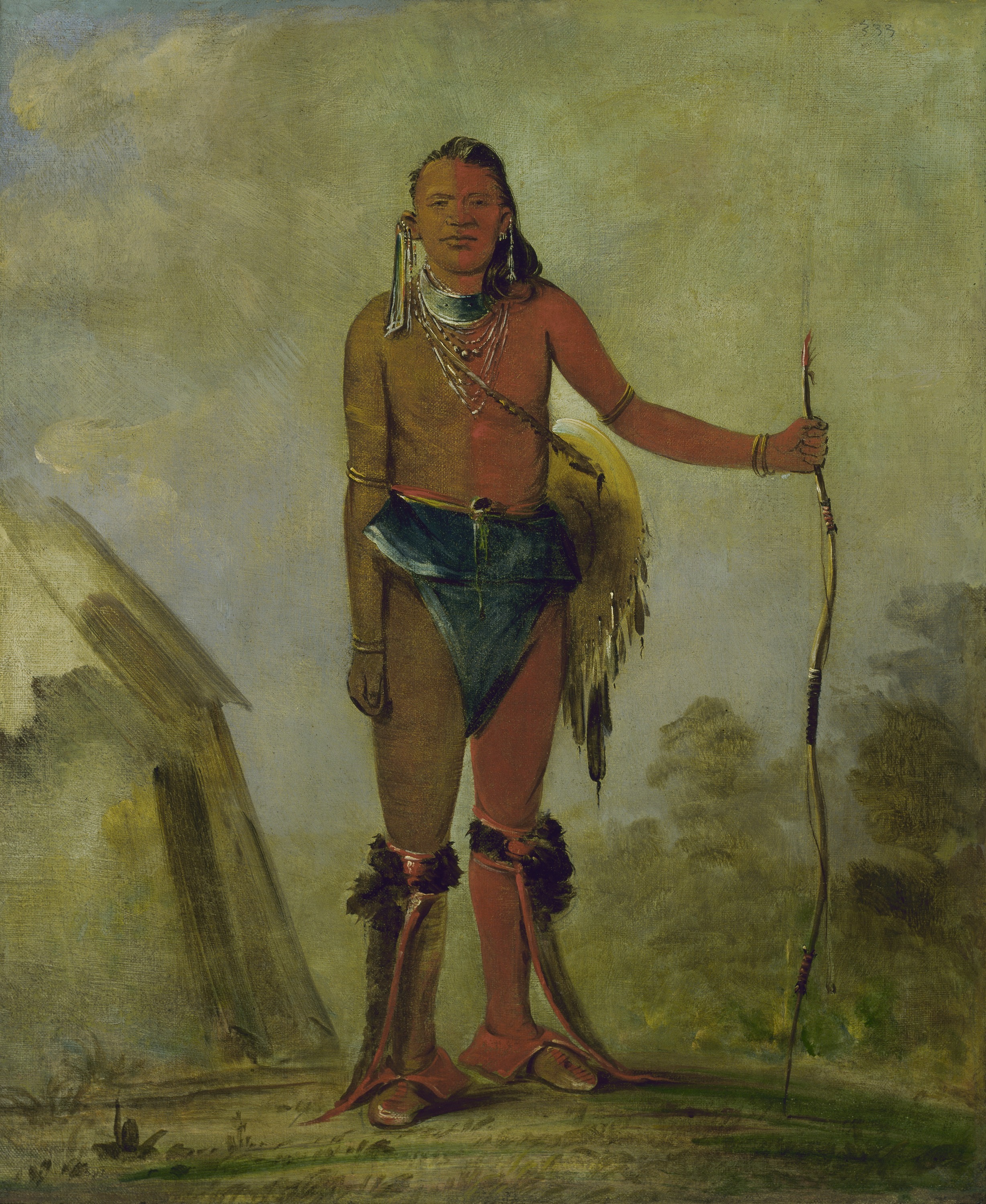 George Catlin, Aih-no-wa, The Fire, a Fox Medicine Man