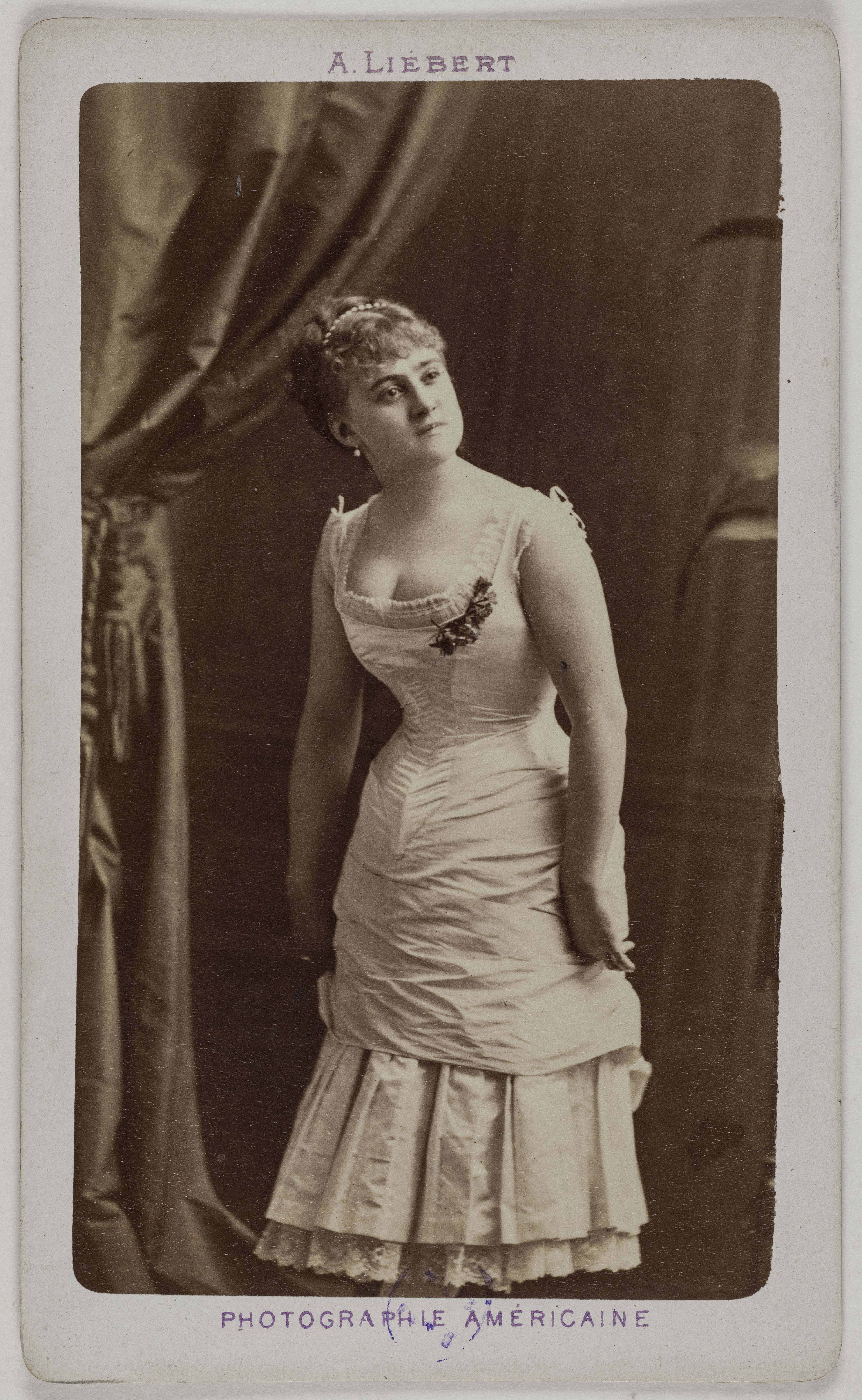 Alphonse Liébert, Portrait de Deligny Berthe, (actrice)