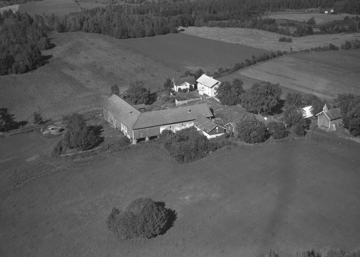 Anno Domkirkeodden, Flyfoto av Tveiter, Stavsjø, Hedmark.