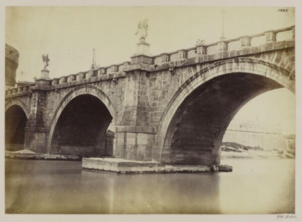 Parker, John Henry, Bridge of S. Angelo, with Construction of the old Bridge of Aelius Hadrianus under it.