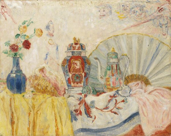 James Ensor, Porcelaines and Masks