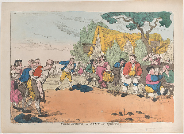 Thomas Rowlandson, Rural Sports or Game at Quoits