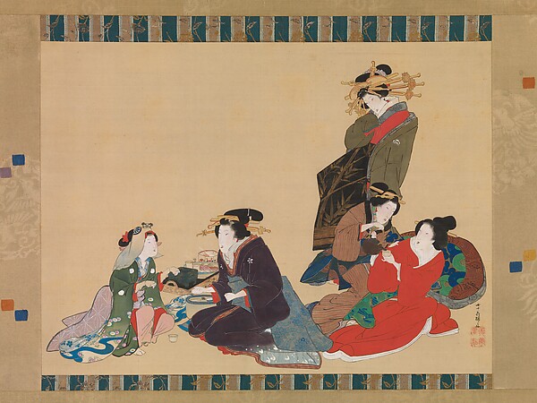 Teisai Hokuba, Five Beauties