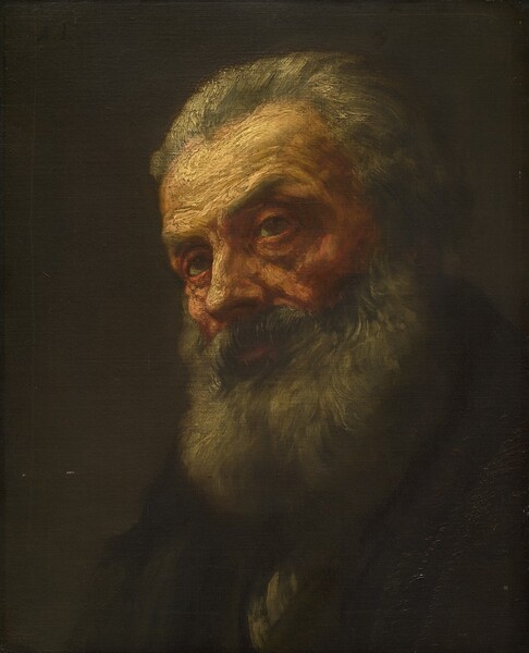 Alphonse Legros, Portrait of an Old Man