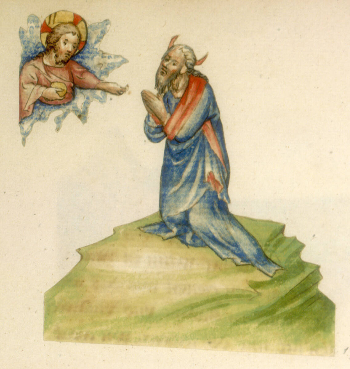 Anonym, Gott erscheint Moses