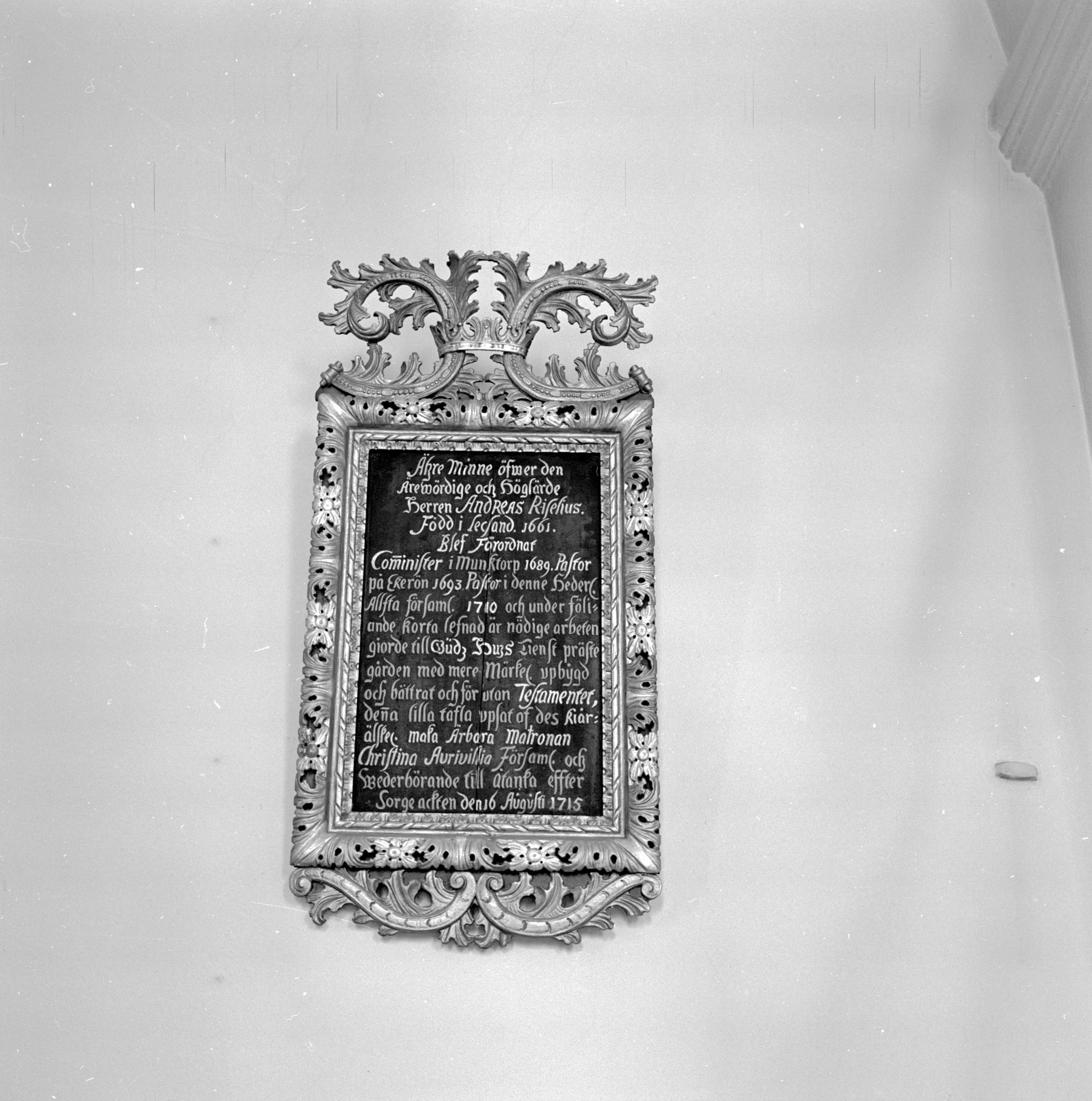 Åke Nisbeth, Alfta kyrka