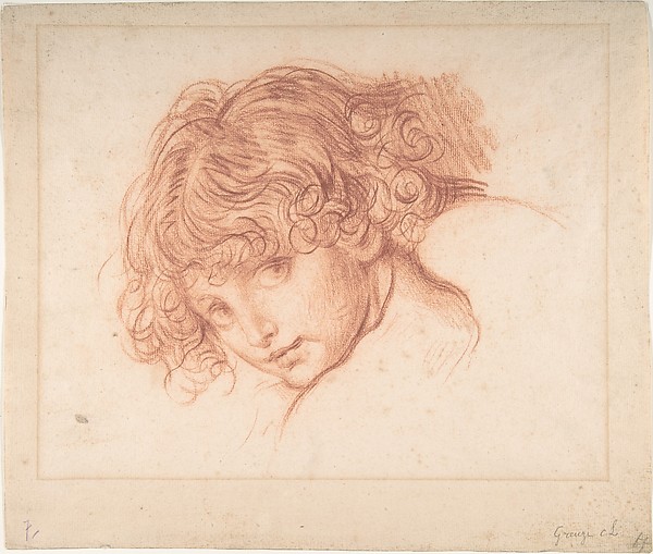 Jean-Baptiste Greuze, Girl's Head