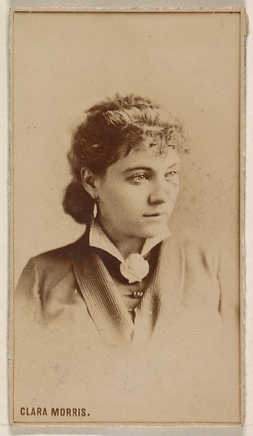 Kinney Brothers Tobacco Company, Clara Morris, from the Actresses series (N245) issued by Kinney Brothers to promote Sweet Caporal Cigarettes