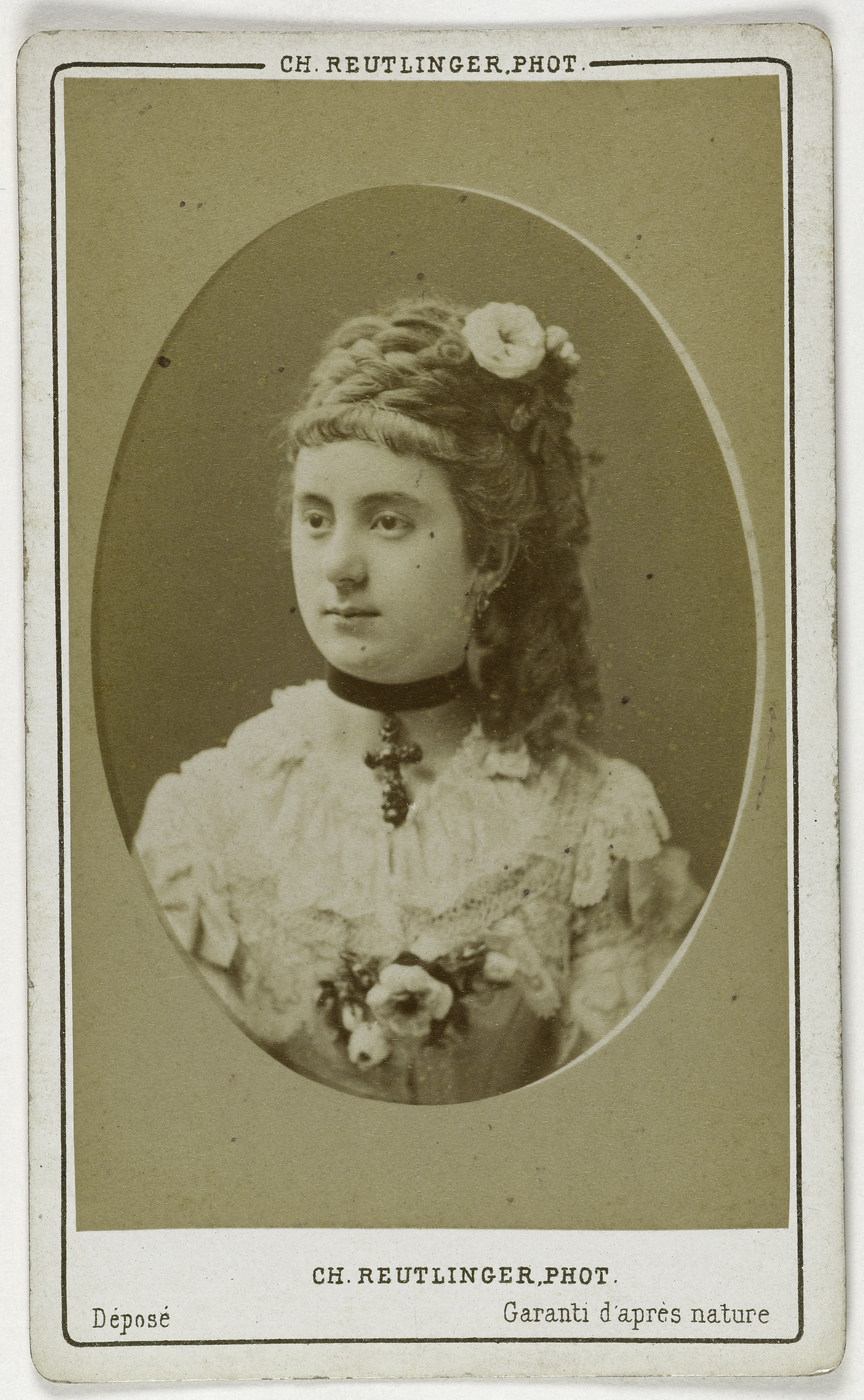 Charles Reutlinger, Portrait de Nathalie Hauser, pianiste