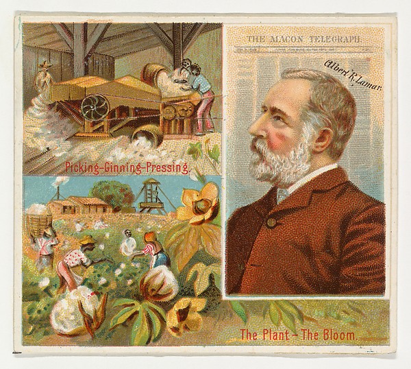 Allen & Ginter, Albert R. Lamar, The Macon Telegraph, from the American Editors series (N35) for Allen & Ginter Cigarettes