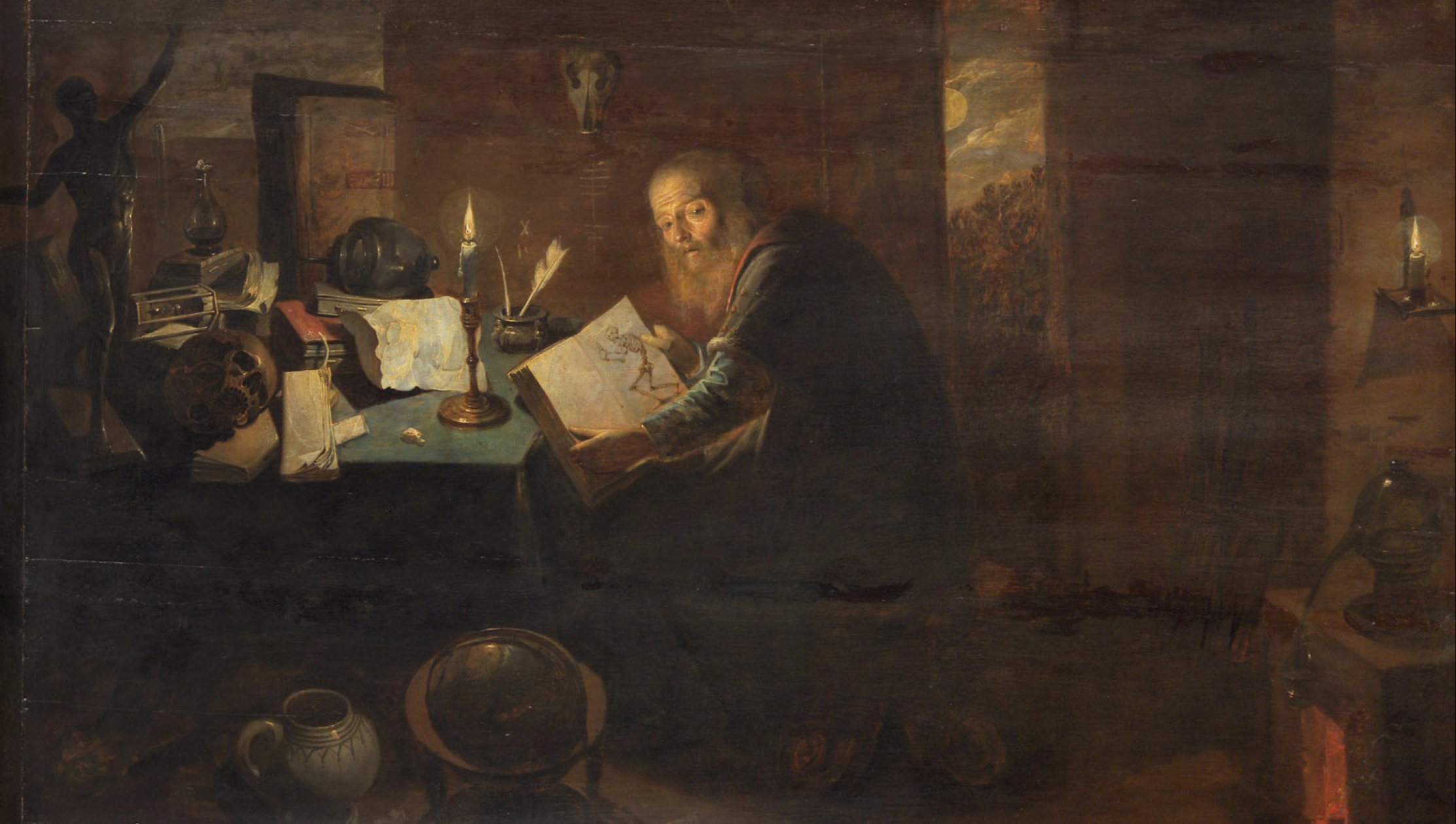 David Ryckaert III, The alchimist