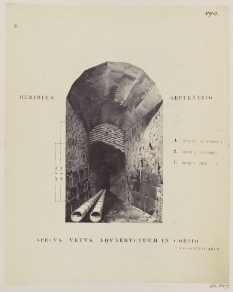 Parker, John Henry, Aqueducts - Old Specus for the Aqueducts in the Coelian.