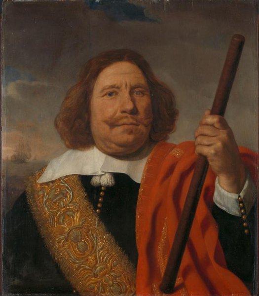 Bartholomeus van der Helst, Egbert Meeuwsz Cortenaer (1605-65), Vice Admiral, Admiralty of the Maas, Rotterdam