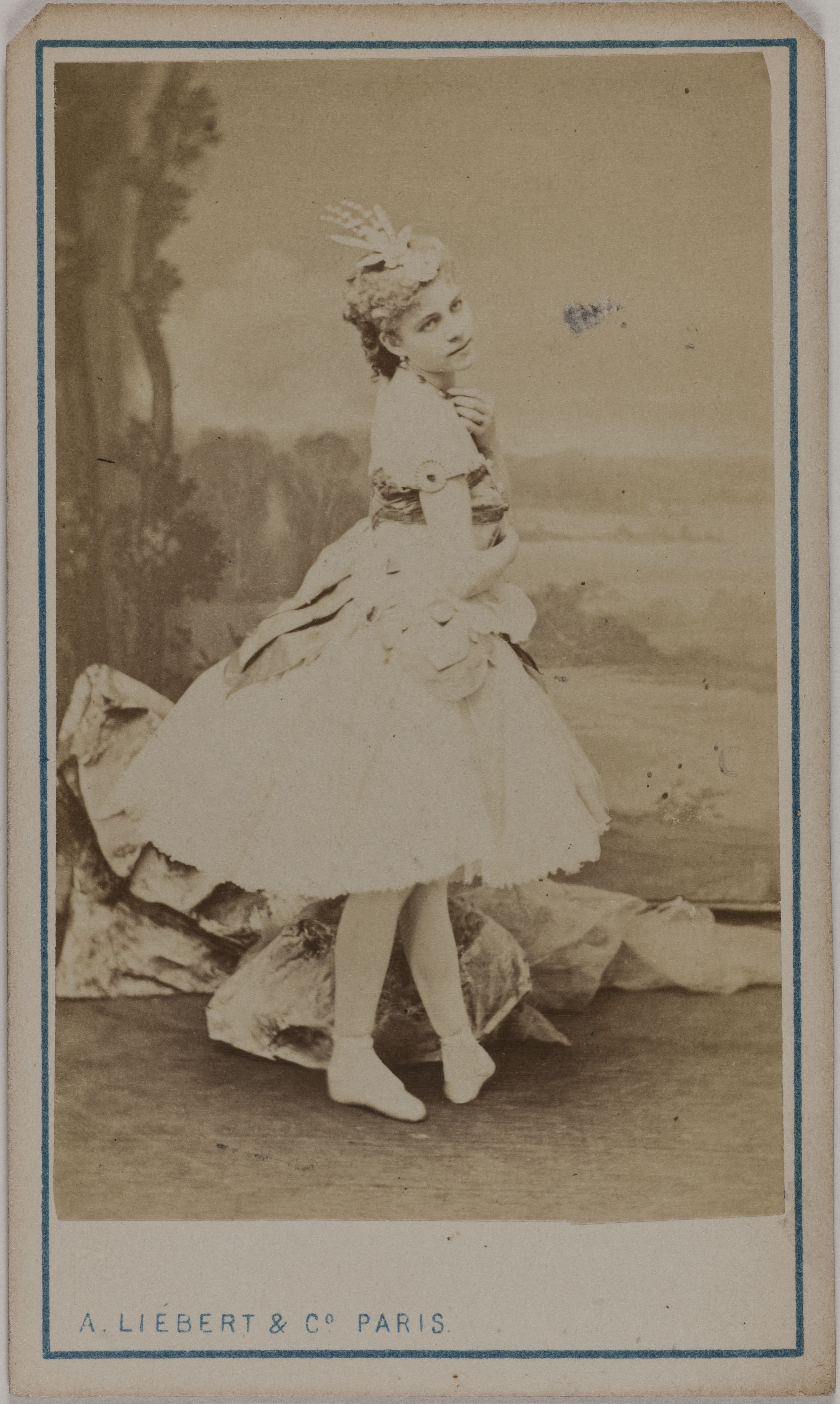 Alphonse Liébert, Portrait d'Ardizonni (danseuse italienne)