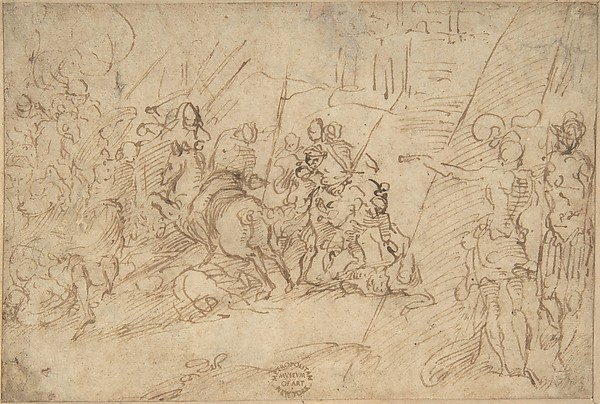 Anonymous, Italian, 16th century, Skirmish