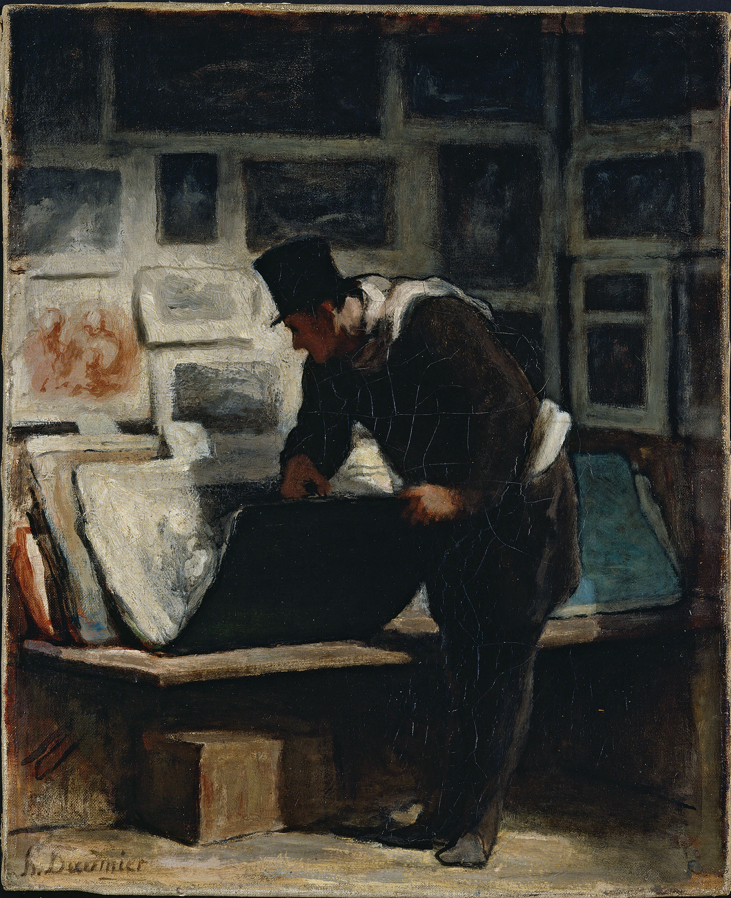 Honoré Daumier, L'amateur d'estampes