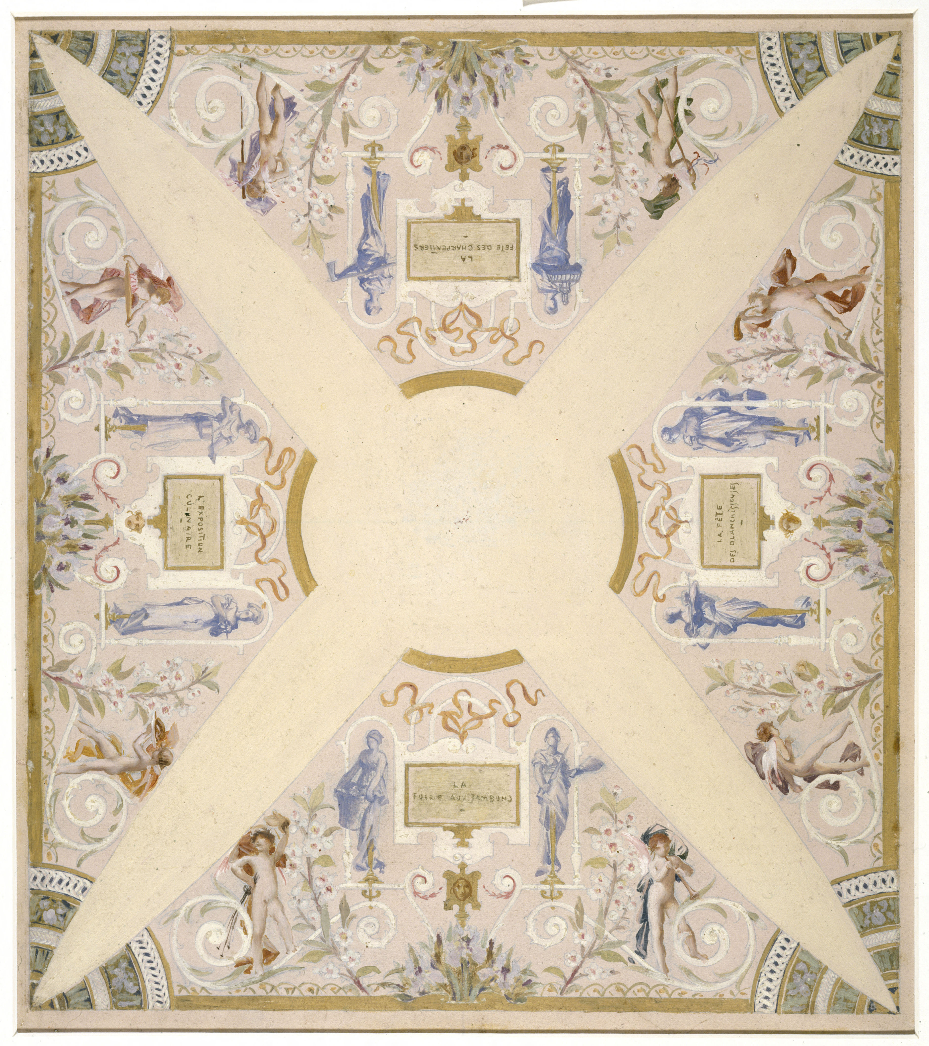 Luc-Olivier Merson, Esquisse pour l'escalier des fêtes de l'Hôtel de Ville de Paris : Mars