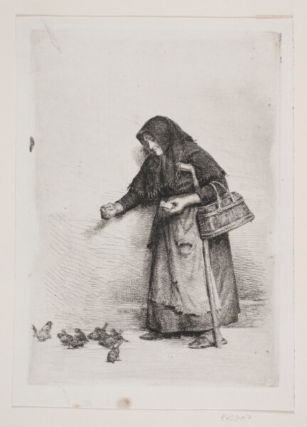 Carl Bloch, Konen med spurvene