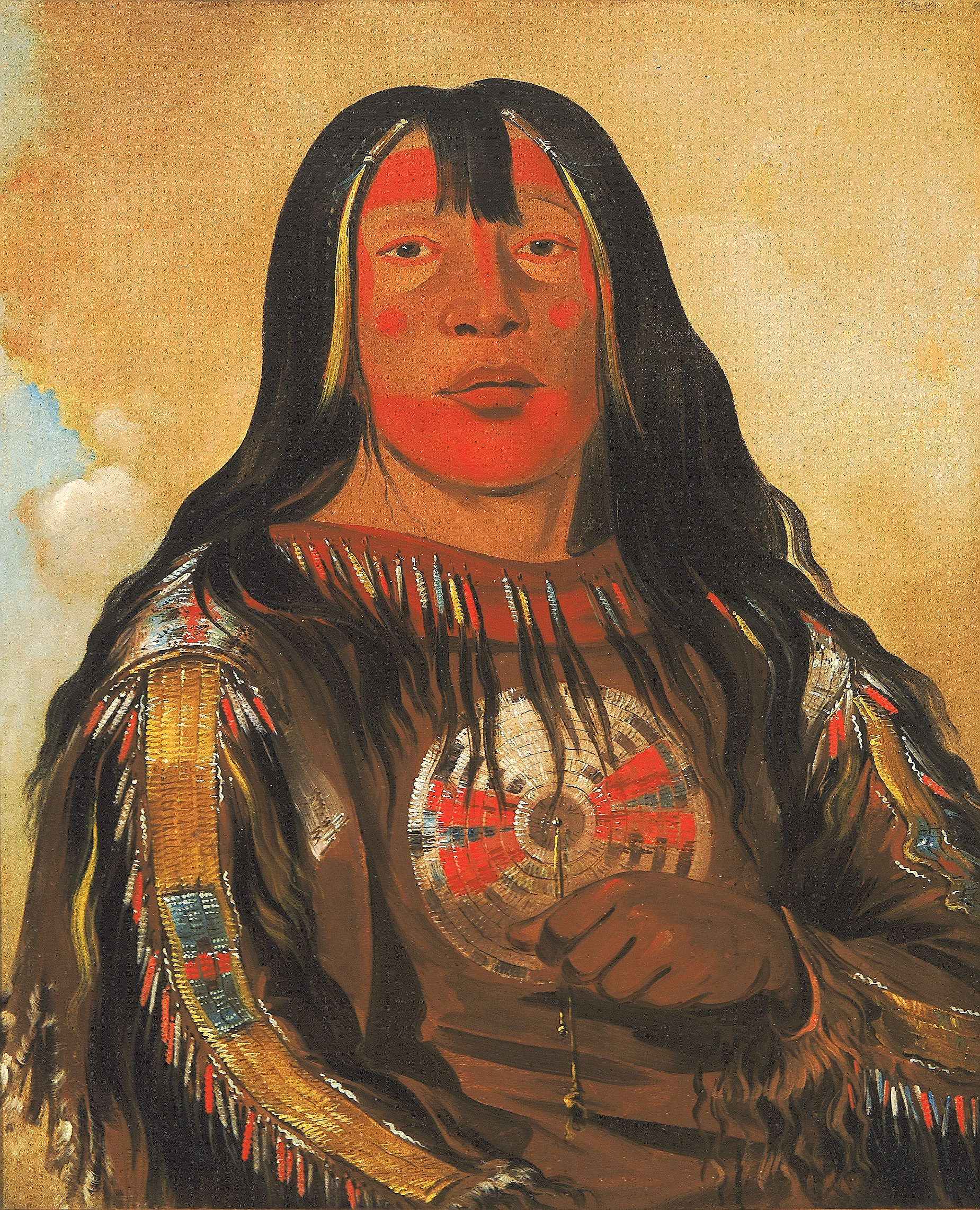 George Catlin, Peh-tó-pe-kiss, Eagle's Ribs, a Piegan Chief