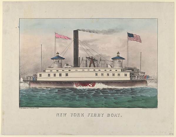 Currier & Ives, New York Ferry Boat