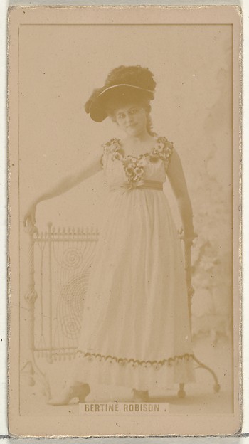 W. Duke, Sons & Co., Bertine Robison, from the Actors and Actresses series (N145-8) issued by Duke Sons & Co. to promote Duke Cigarettes
